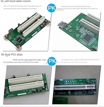 Amazon | Buerjia PCI-Express から PCI へのアダプタ カード
